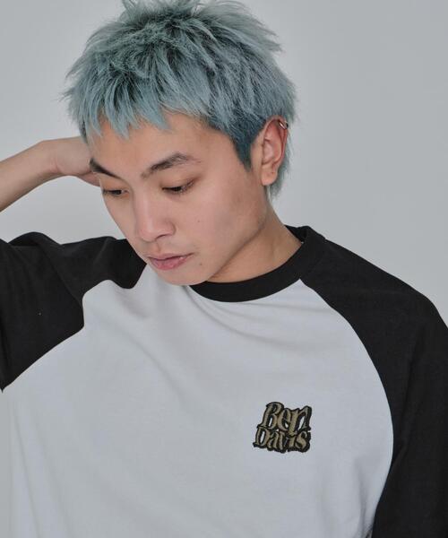 BEN DAVIS(ベンデイビス)の「∴WEGO/別注BENDAVISグラフィックラグランT(Tシャツ/カットソー・メンズ・アイボリー/ホワイト・MEDIUM/LARGE)」の9枚目の写真
