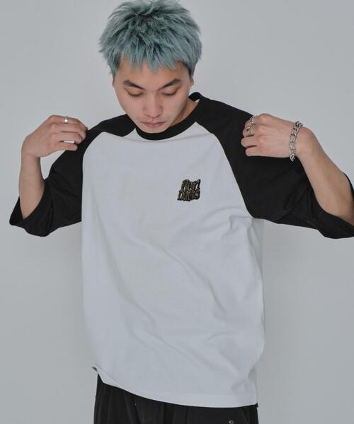 BEN DAVIS(ベンデイビス)の「∴WEGO/別注BENDAVISグラフィックラグランT(Tシャツ/カットソー・メンズ・アイボリー/ホワイト・MEDIUM/LARGE)」の10枚目の写真
