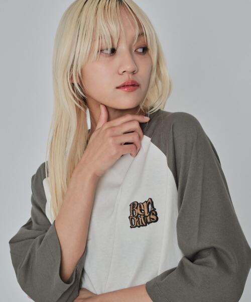 BEN DAVIS(ベンデイビス)の「∴WEGO/別注BENDAVISグラフィックラグランT(Tシャツ/カットソー・メンズ・アイボリー/ホワイト・MEDIUM/LARGE)」の17枚目の写真