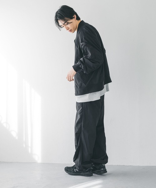 LOWRYS FARM(ローリーズファーム)の「ナイロンMA1 288791(MA-1・メンズ・ブラック/アイボリー・LARGE/MEDIUM)」の5枚目の写真