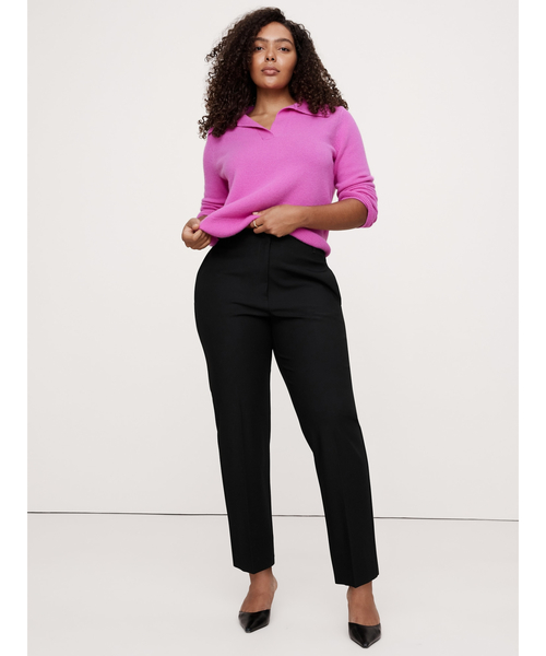 Banana Republic(バナナリパブリック)の「ハイライズ モダンスリム リファインド アンクルパンツ(その他パンツ・レディース・ネイビー/アイボリー/ブラック・2/0/4/6/8)」の18枚目の写真