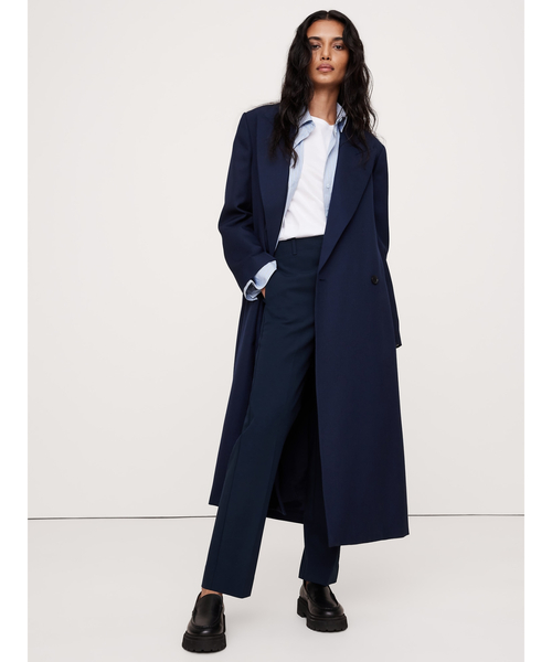 Banana Republic(バナナリパブリック)の「ハイライズ モダンスリム リファインド アンクルパンツ(その他パンツ・レディース・ネイビー/アイボリー/ブラック・2/0/4/6/8)」の6枚目の写真
