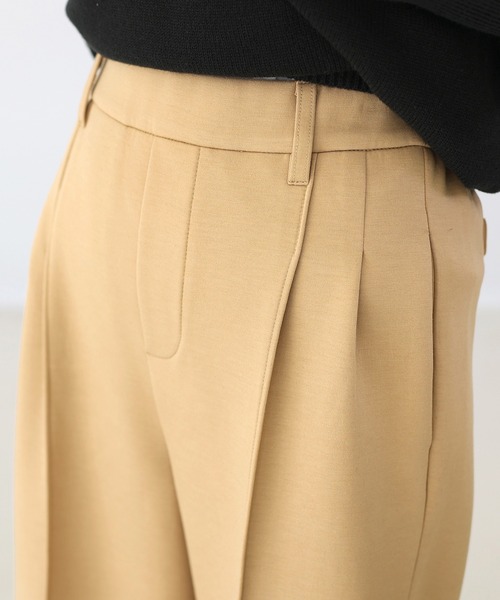 Aletta vita（アレッタビータ）の「ダンボールセンターシームワイドパンツ（その他パンツ・レディース・オフホワイト/ブラック/ベージュ・M/L）」の16枚目の写真