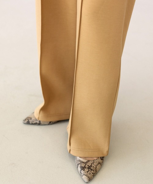 Aletta vita（アレッタビータ）の「ダンボールセンターシームワイドパンツ（その他パンツ・レディース・オフホワイト/ブラック/ベージュ・M/L）」の18枚目の写真