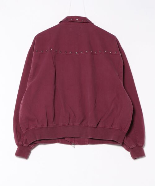 Figments（フィグメンツ）の「スタッズテディジャケット（ブルゾン・レディース・グレー/レッド・FREE）」の10枚目の写真
