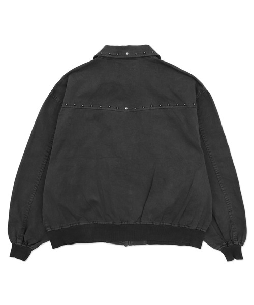 Figments（フィグメンツ）の「スタッズテディジャケット（ブルゾン・レディース・グレー/レッド・FREE）」の13枚目の写真