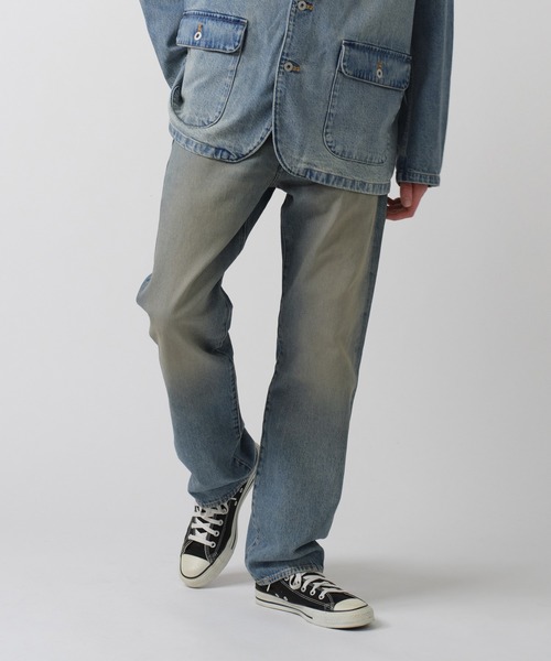 Levi's(リーバイス)の「Levi's/リーバイス 501(R) ジーンズ ミディアムインディゴ(デニムパンツ・メンズ・インディゴブルー・W28 L32/W29 L32/W30 L32/W31 L32/W32 L32/W33 L32/W34 L32/W36 L32)」の9枚目の写真