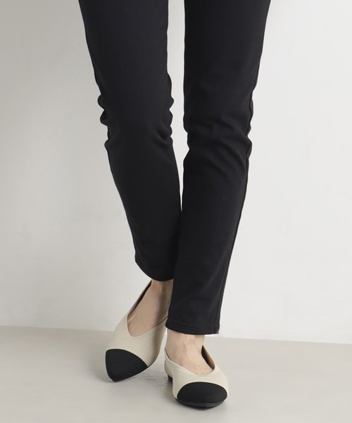 FOUND GOOD（ファウンドグッド）の「ヤワラカルイニットパンプスP（その他シューズ・レディース・アイボリー/ブラック/ブラウン系/グレー系・XL/L/S/M）」の5枚目の写真