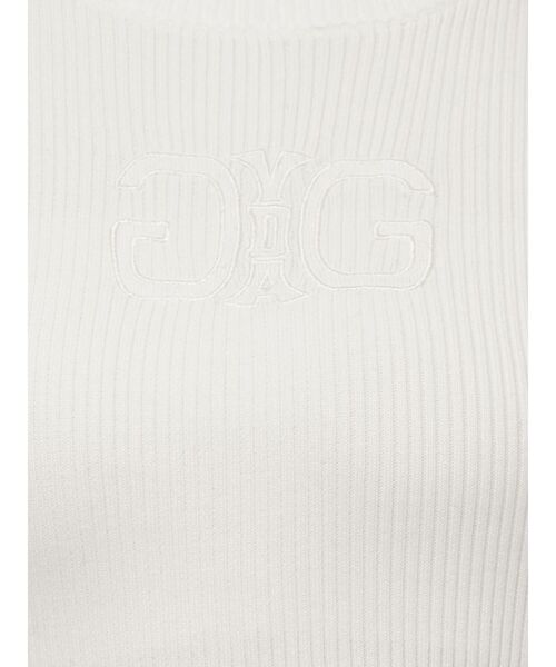 GYDA（ジェイダ）の「SymmetryGYDA embroideryニットトップス（ニット/セーター・レディース・ブラック/オフホワイト・FREE）」の14枚目の写真