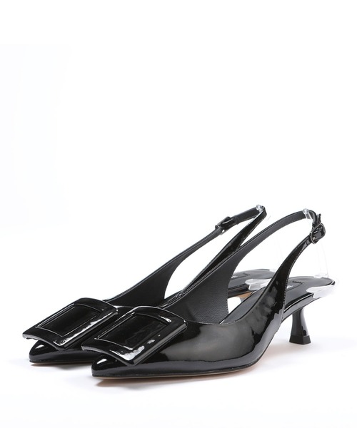 ALUNE(アルネ)の「バックル付きバックベルトパンプス(パンプス・レディース・レッド/シルバー/ブラック/ライトベージュ・24cm/23.5cm/22.5cm/23cm/24.5cm)」の7枚目の写真