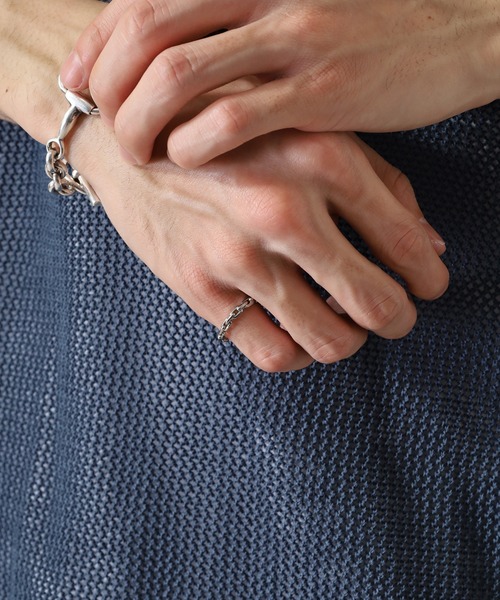 blancotokyo（ブランコトウキョウ）の「blancotokyo 日本製 金属アレルギー対策 サージカル ステンレス 316L チェーン リング 男女兼用（リング・レディース・シルバー/ゴールド・#9/#11/#13）」の9枚目の写真