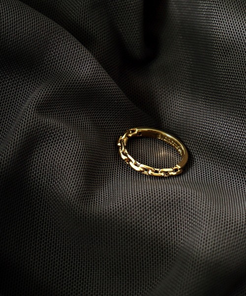 blancotokyo（ブランコトウキョウ）の「blancotokyo 日本製 金属アレルギー対策 サージカル ステンレス 316L チェーン リング 男女兼用（リング・レディース・シルバー/ゴールド・#9/#11/#13）」の11枚目の写真