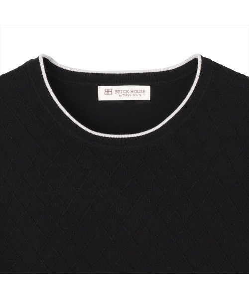 TOKYO SHIRTS（トウキョウシャツ）の「リンクス柄 レディースニットプルオーバー（ニット/セーター・レディース・グレー/ブラック・M/L）」の3枚目の写真