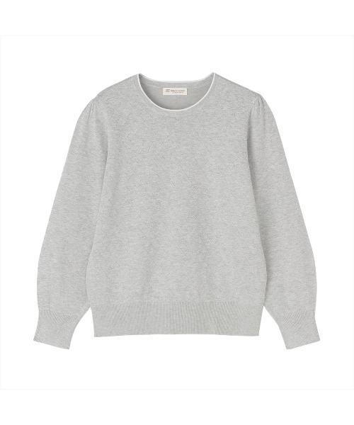 TOKYO SHIRTS（トウキョウシャツ）の「リンクス柄 レディースニットプルオーバー（ニット/セーター・レディース・グレー/ブラック・M/L）」の8枚目の写真