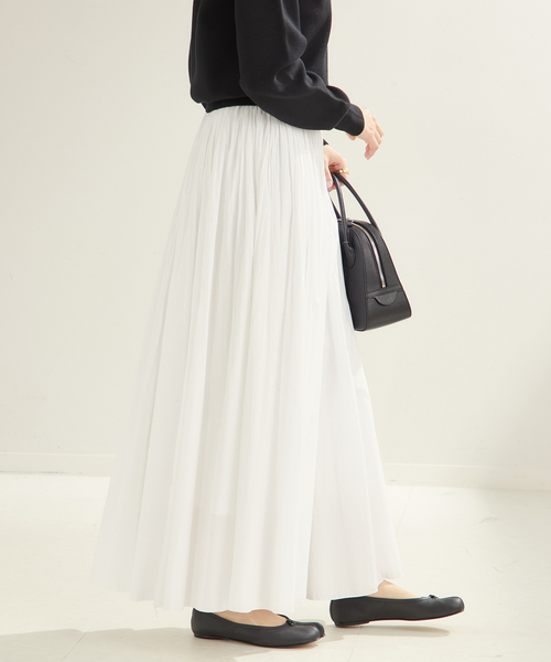 Plage プラージュ◆24SS glaceflare スカート 白38 Plage プラージュ◇24SS glaceflare スカート 白38 - メルカリ