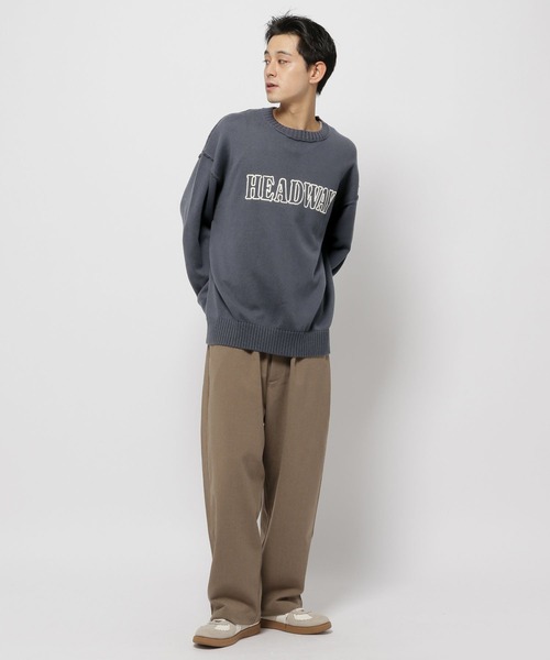 niko and...（ニコアンド）の「デニム切り替えスラックス（スラックス・メンズ・チャコール/ベージュ・LARGE/MEDIUM）」の6枚目の写真