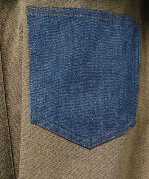 niko and...（ニコアンド）の「デニム切り替えスラックス（スラックス・メンズ・チャコール/ベージュ・LARGE/MEDIUM）」の22枚目の写真