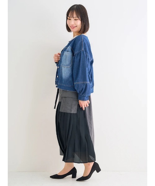 JOURNALSTANDARD relume☆ ノーカラー　デニムジャケット JOURNALSTANDARD relume☆ ノーカラー デニムジャケット JOURNAL
