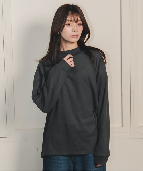 madrepadre(マドレパドレ)の「スムースタッチモックネックプルオーバートップス(その他トップス・レディース・チャコール/ブラウン/ホワイト/ブラック・SMALL/MEDIUM)」の17枚目の写真
