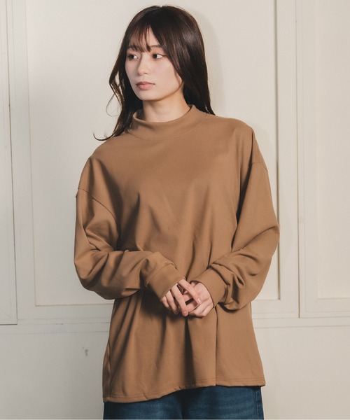 madrepadre(マドレパドレ)の「スムースタッチモックネックプルオーバートップス(その他トップス・レディース・チャコール/ブラウン/ホワイト/ブラック・SMALL/MEDIUM)」の19枚目の写真