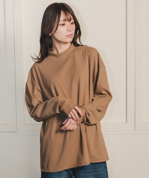 madrepadre(マドレパドレ)の「スムースタッチモックネックプルオーバートップス(その他トップス・レディース・チャコール/ブラウン/ホワイト/ブラック・SMALL/MEDIUM)」の20枚目の写真