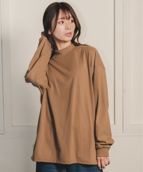 madrepadre(マドレパドレ)の「スムースタッチモックネックプルオーバートップス(その他トップス・レディース・チャコール/ブラウン/ホワイト/ブラック・SMALL/MEDIUM)」の21枚目の写真