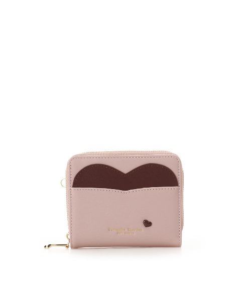 Samantha Thavasa Petit Choice(サマンサタバサ プチチョイス)の「ショコラコレクション 折財布(財布・レディース・ピンクベージュ/ワインレッド・FREE)」の2枚目の写真