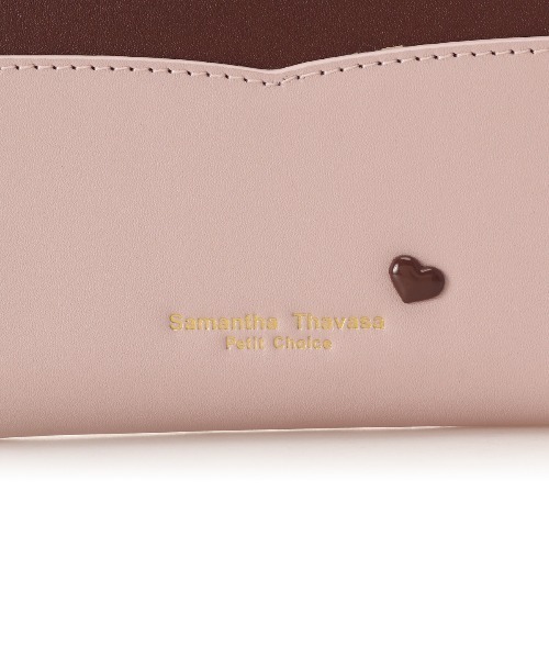 Samantha Thavasa Petit Choice(サマンサタバサ プチチョイス)の「ショコラコレクション 折財布(財布・レディース・ピンクベージュ/ワインレッド・FREE)」の16枚目の写真