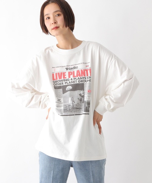 NEWSプリントロンT 319720（Tシャツ/カットソー）｜LEPSIM（レプシィム