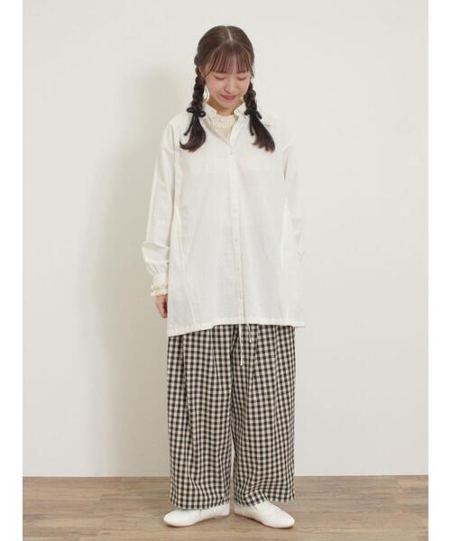 Samansa Mos2（サマンサ モスモス）の「メダリオンレースアップシューズ（ドレスシューズ・レディース・ブラック/オフホワイト・M/S/XL/L）」の5枚目の写真