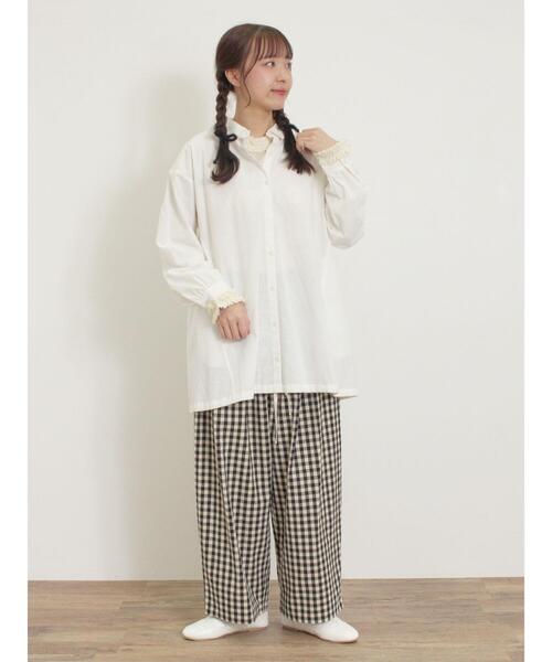 Samansa Mos2（サマンサ モスモス）の「メダリオンレースアップシューズ（ドレスシューズ・レディース・ブラック/オフホワイト・M/S/XL/L）」の6枚目の写真