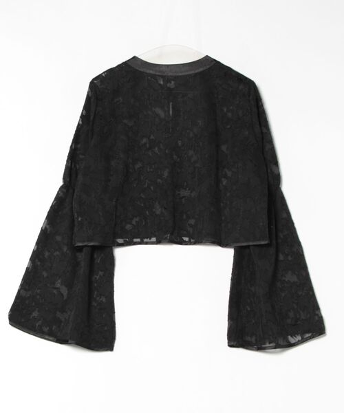 Futier land(フューティアランド)の「【オケージョン対応】ジャガードフラワーショートボレロ(カーディガン/ボレロ・レディース・ライトグレー/ブラック/アイボリー・LARGE/MEDIUM)」の22枚目の写真