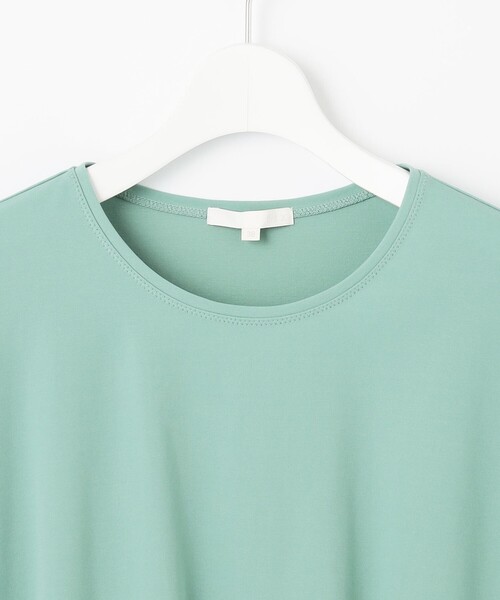 自由区(ジユウク)の「ハイカウントフォルム Tシャツ(Tシャツ/カットソー・レディース・アイボリー系/ライトグリーン系/ブラック系・44/46)」の14枚目の写真