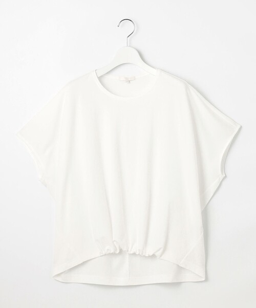 自由区(ジユウク)の「ハイカウントフォルム Tシャツ(Tシャツ/カットソー・レディース・アイボリー系/ライトグリーン系/ブラック系・44/46)」の22枚目の写真