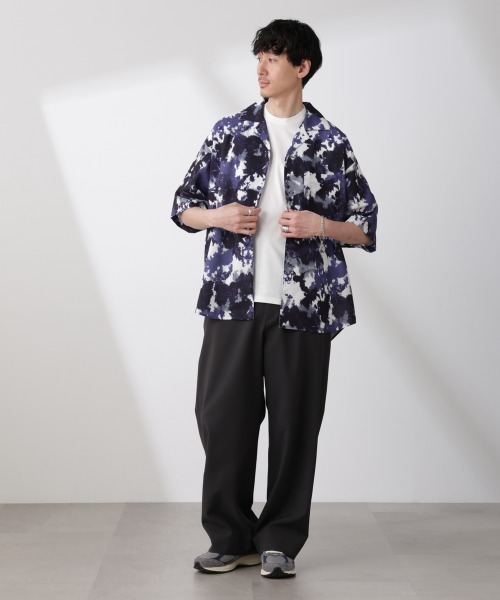 NANO universe（ナノユニバース）の「｢SOIGNE｣ECOPET(R)×AEROツイルストレッチチノスラックス（スラックス・メンズ・ライトベージュ/モカ/チャコール・S/M/L）」の9枚目の写真