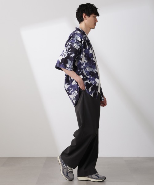 NANO universe（ナノユニバース）の「｢SOIGNE｣ECOPET(R)×AEROツイルストレッチチノスラックス（スラックス・メンズ・ライトベージュ/モカ/チャコール・S/M/L）」の8枚目の写真