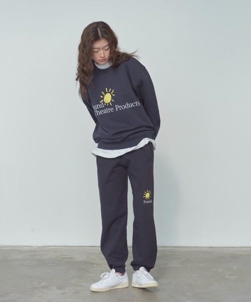 THEATRE PRODUCTS(シアタープロダクツ)の「SMILING SUNスウェットプルオーバー(スウェット・レディース・ネイビー/グレー・FREE)」の19枚目の写真