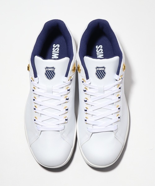 K-SWISS（ケースイス）の「【K-SWISS/ケースイス】パンチング ミッドカット スニーカー（スニーカー・メンズ・ホワイト/ホワイト系その他/ホワイト系その他2・26.5cm/27.0cm/26.0cm/25.0cm/25.5cm/27.5cm/28.0cm）」の10枚目の写真