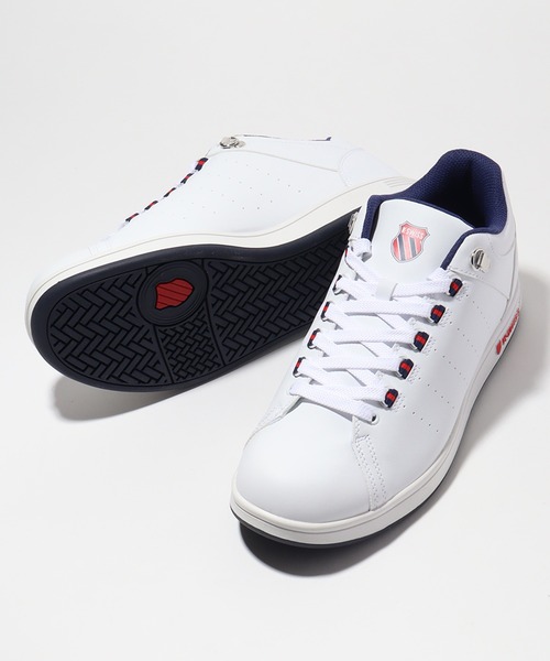 K-SWISS（ケースイス）の「【K-SWISS/ケースイス】パンチング ミッドカット スニーカー（スニーカー・メンズ・ホワイト/ホワイト系その他/ホワイト系その他2・26.5cm/27.0cm/26.0cm/25.0cm/25.5cm/27.5cm/28.0cm）」の9枚目の写真