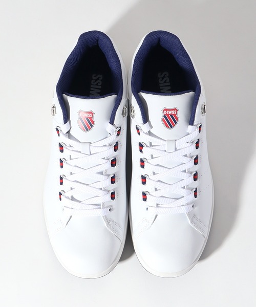 K-SWISS（ケースイス）の「【K-SWISS/ケースイス】パンチング ミッドカット スニーカー（スニーカー・メンズ・ホワイト/ホワイト系その他/ホワイト系その他2・26.5cm/27.0cm/26.0cm/25.0cm/25.5cm/27.5cm/28.0cm）」の7枚目の写真