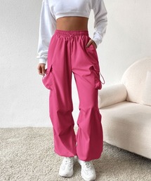 イージーパンツ」に該当するピンク/桃色系のファッション通販