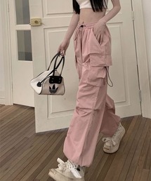 Mayree(メイリー)の【Mayree】イージー ドローコード カーゴパンツ【13色展開】(カーゴパンツ)