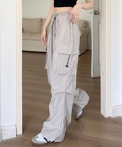 Mayree(メイリー)の「【Mayree】イージー ドローコード カーゴパンツ【13色展開】(カーゴパンツ・レディース・ピンク系その他/オリーブ/ブラック/ホワイト/ブラウン/シルバー/パープル/カーキ/グレー/アイボリー/レッド/ワイン/ピンク・LARGE/MEDIUM/SMALL/X-SMALL)」の20枚目の写真