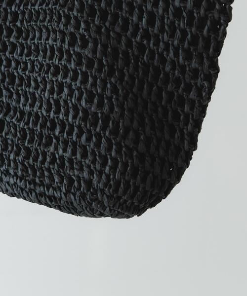 RODE SKO（ロデスコ）の「ウッドハンドルペーパーバッグ（トートバッグ・レディース・ブラック/ナチュラル/グレー/ベージュ系その他・ONE）」の19枚目の写真