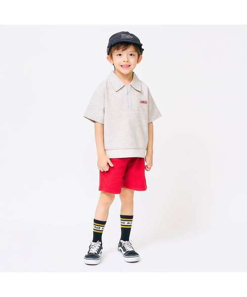 apres les cours（アプレレクール）の「日よけ付きロゴ刺繍キャップ（キャップ・キッズ・ブラック/ブルー・50/54/58）」の4枚目の写真