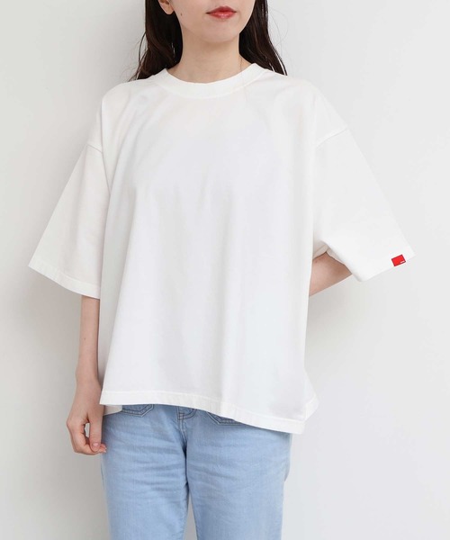 売れ筋商品|||マルコポーロ デニム Tシャツ レディース トップス AUS SOFTER - Basic T-shirt - scandinavian white Marc O'Polo DENIM AUS SOFTER - T-Shirt basic - scandinavian