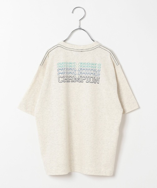 Champion(チャンピオン)の「【Champion(チャンピオン)】ロゴプリントT(KIDS)(Tシャツ/カットソー・キッズ・ホワイト/ブルー/オートミール・150cm/140cm/130cm/120cm/160cm)」の11枚目の写真
