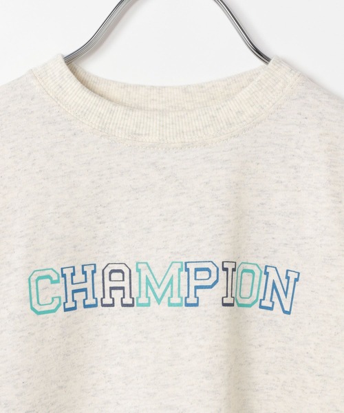 Champion(チャンピオン)の「【Champion(チャンピオン)】ロゴプリントT(KIDS)(Tシャツ/カットソー・キッズ・ホワイト/ブルー/オートミール・150cm/140cm/130cm/120cm/160cm)」の12枚目の写真