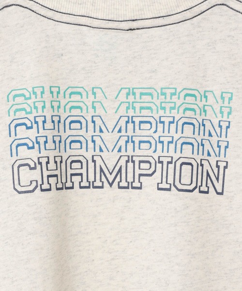 Champion(チャンピオン)の「【Champion(チャンピオン)】ロゴプリントT(KIDS)(Tシャツ/カットソー・キッズ・ホワイト/ブルー/オートミール・150cm/140cm/130cm/120cm/160cm)」の14枚目の写真