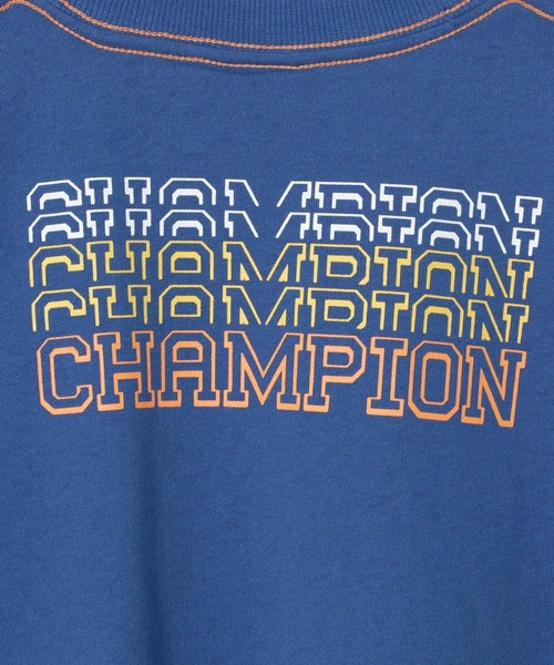Champion(チャンピオン)の「【Champion(チャンピオン)】ロゴプリントT(KIDS)(Tシャツ/カットソー・キッズ・ホワイト/ブルー/オートミール・150cm/140cm/130cm/120cm/160cm)」の17枚目の写真